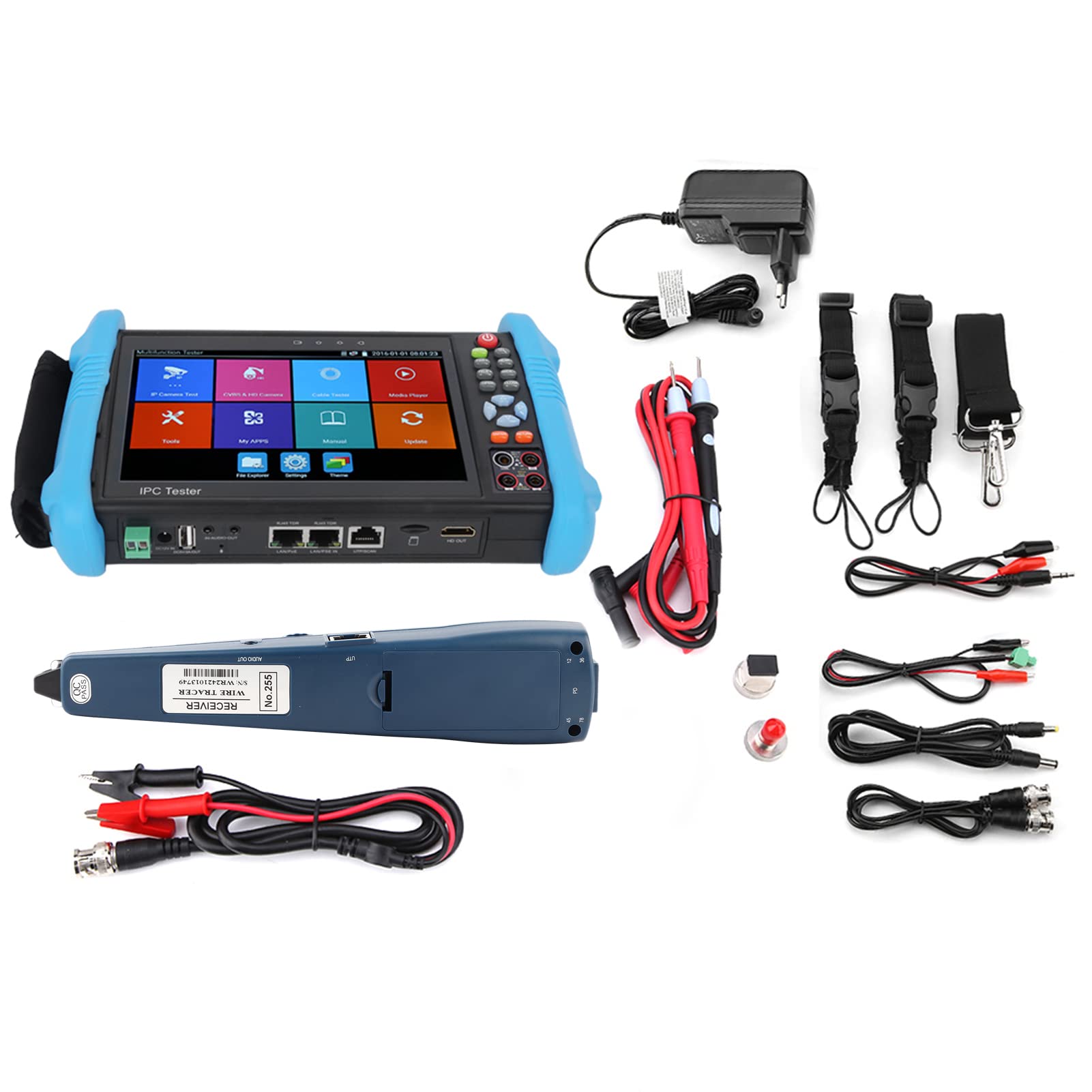 IP CCTV Tester Monitor, TVI CVI AHD CCTV Tester per l'installazione di telecamere di Sicurezza per Creare Report di Test(IPC-9800MOVTADHS-Plus, Regolamenti Europei)