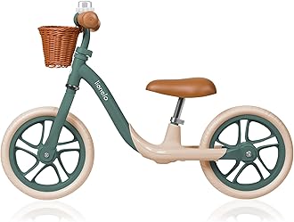 lionelo ALEX Kids Balance Bike for Ages 3+ Lightweight, Adjustable Seat, EVA Foam Wheels, Safety Handlebar, Up to 30kg Perfect Outdoor Adventurer Gift