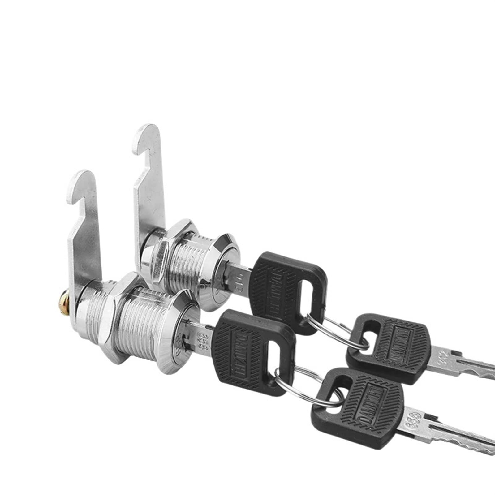 WQGQPXOB 5sets File Cinet Lock Iron Sheet Locker Cylinder Employee Storage Mailbox Universal Tongue with 2 Keys(Private key 35mm)