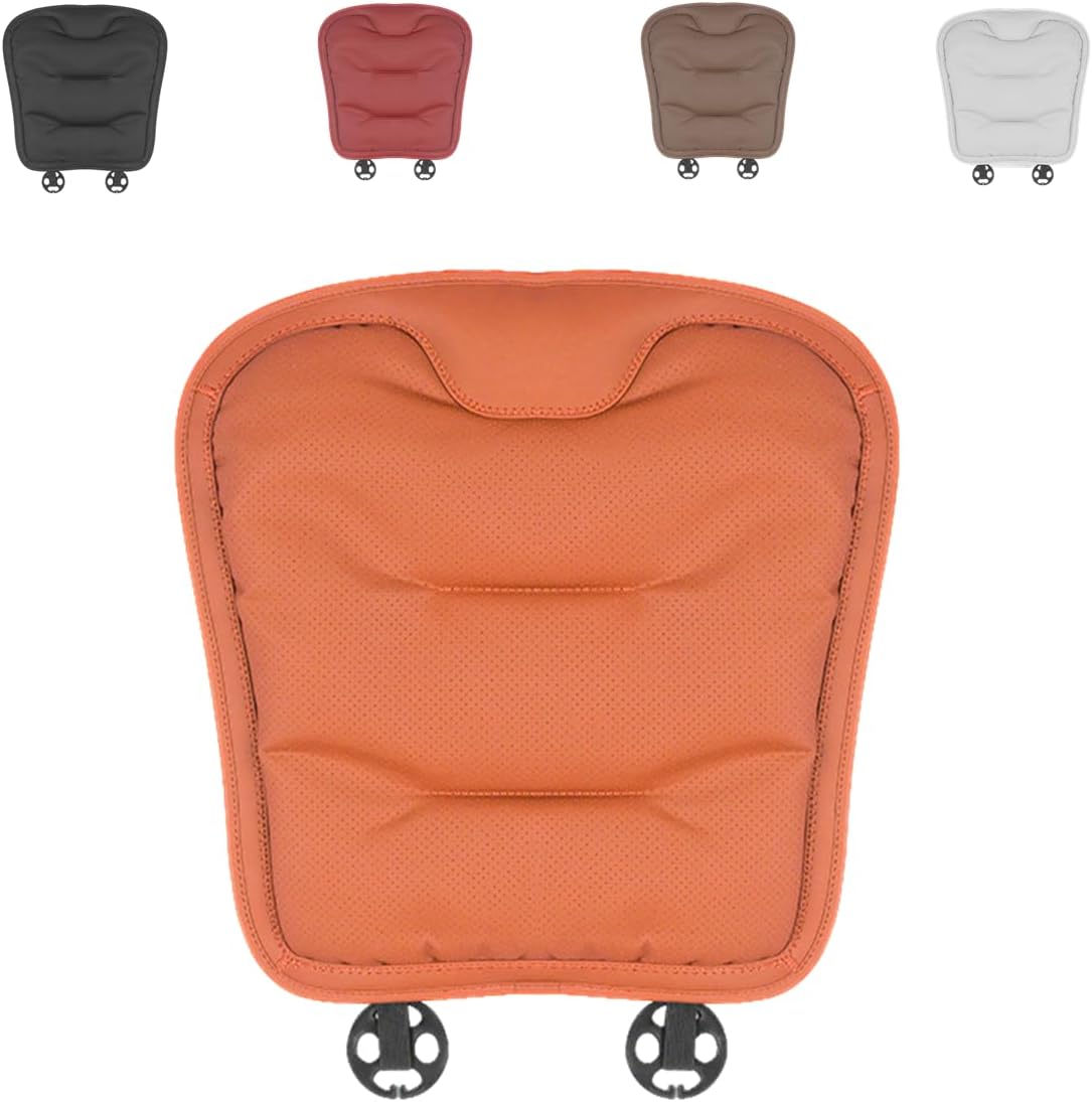 Padded Car Interior Covers for Automotive,Orthopedic PU Leather Cushion with Anti-Slip Design,Car Seat Cushion Premium Leather (ColorB, one Set)