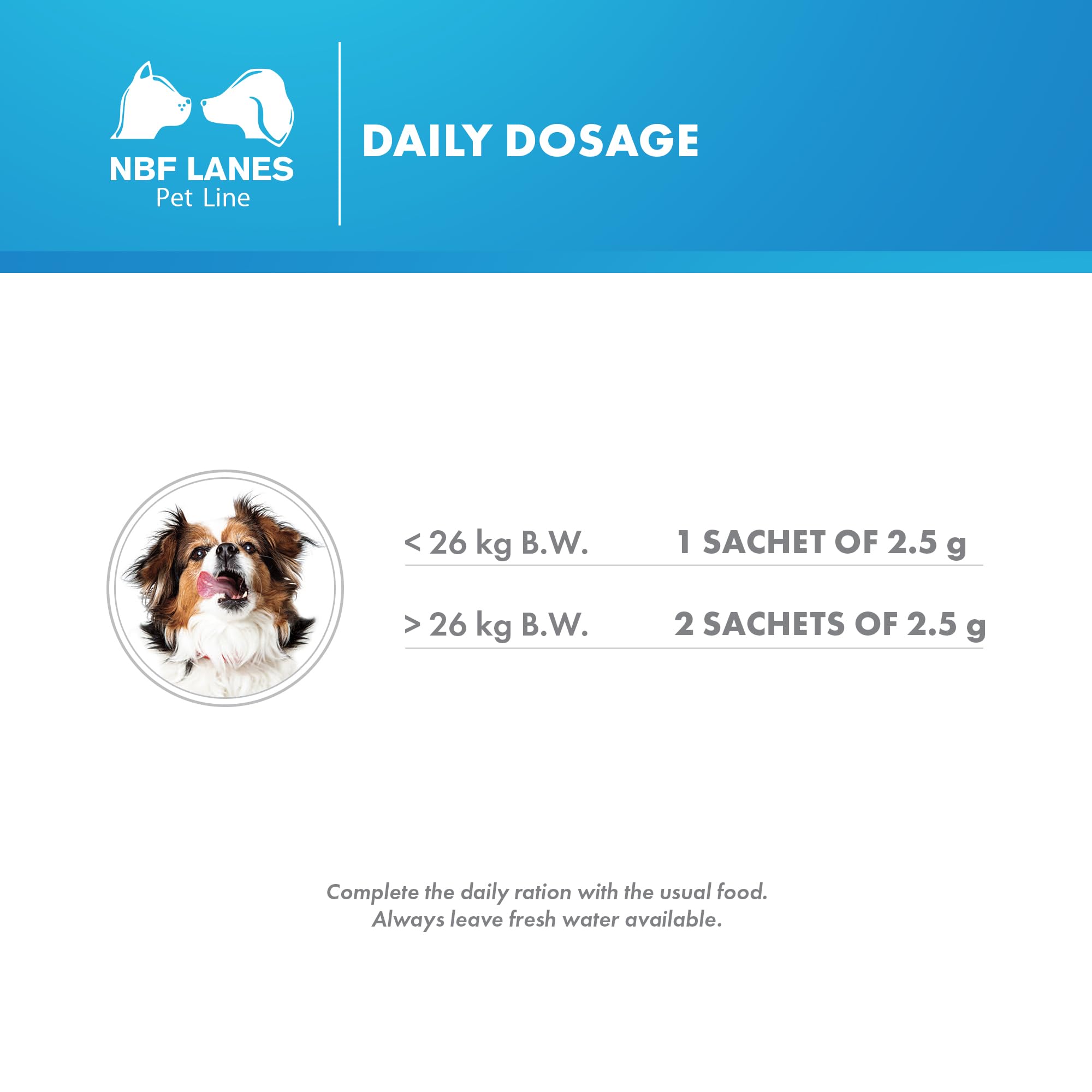 NBF Lanes | Prostapet Chien, Gel Appétissant 60 sachets de 2,5 g, pour la Fonction Normale de la Prostate.