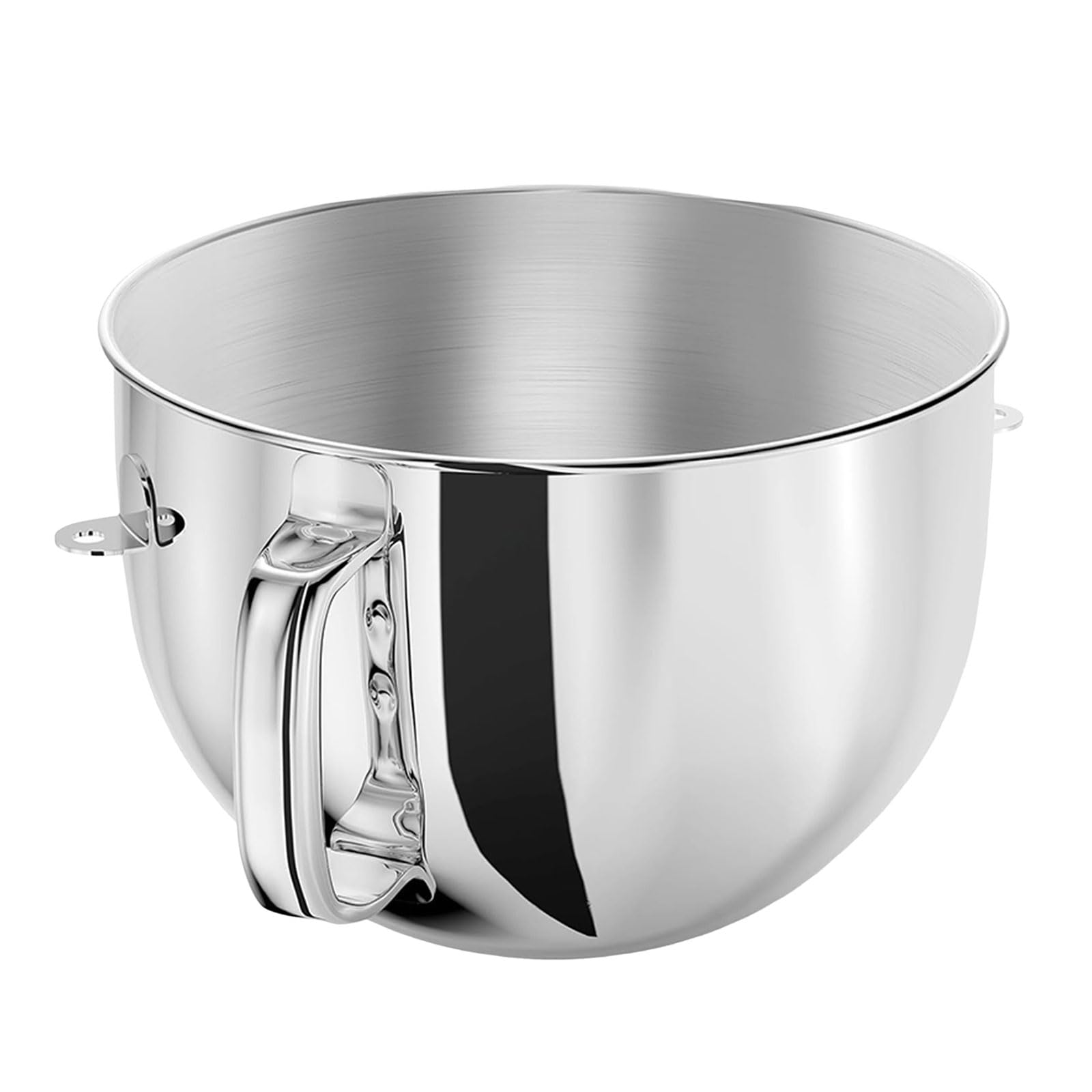 Ciotola per impastatrice in acciaio inox, lavabile in lavastoviglie, accessorio adatto per supporto da cucina in acciaio inox