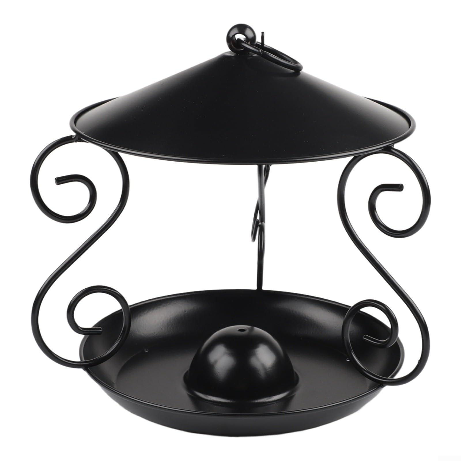 Contenitore Nettare Uccelli Design Elegante Nero