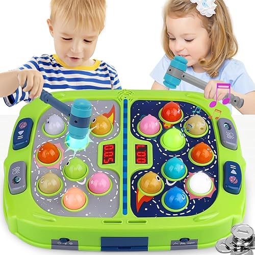Juego Whack Mole para niños pequeños, juguetes para niños y niñas de 3 a 12 años, juguetes de topos para niños, regalos para niños de 3, 4, 5, 6