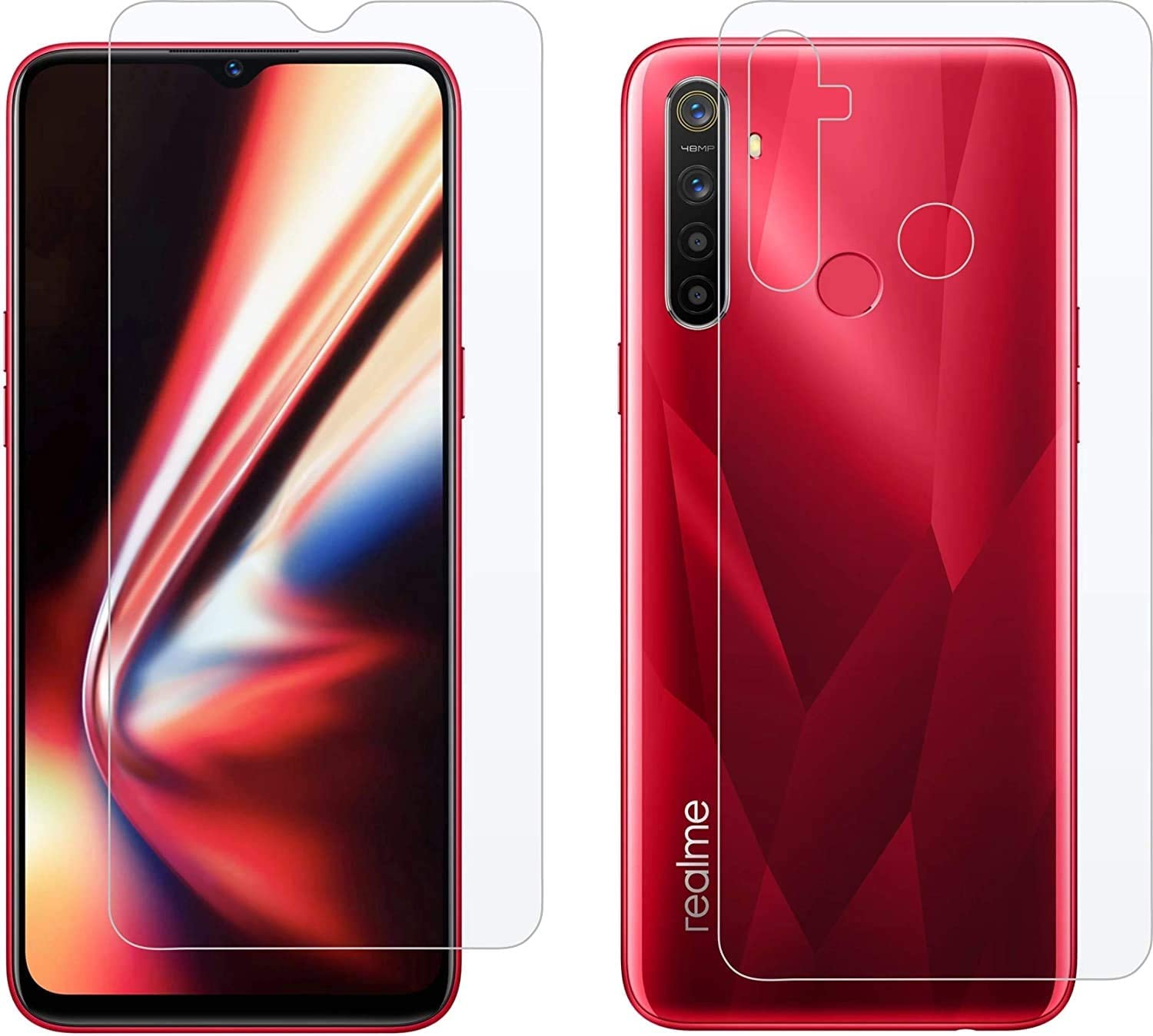 Yards Realme 5i Tempered Glass Front And Back Full Desertcart