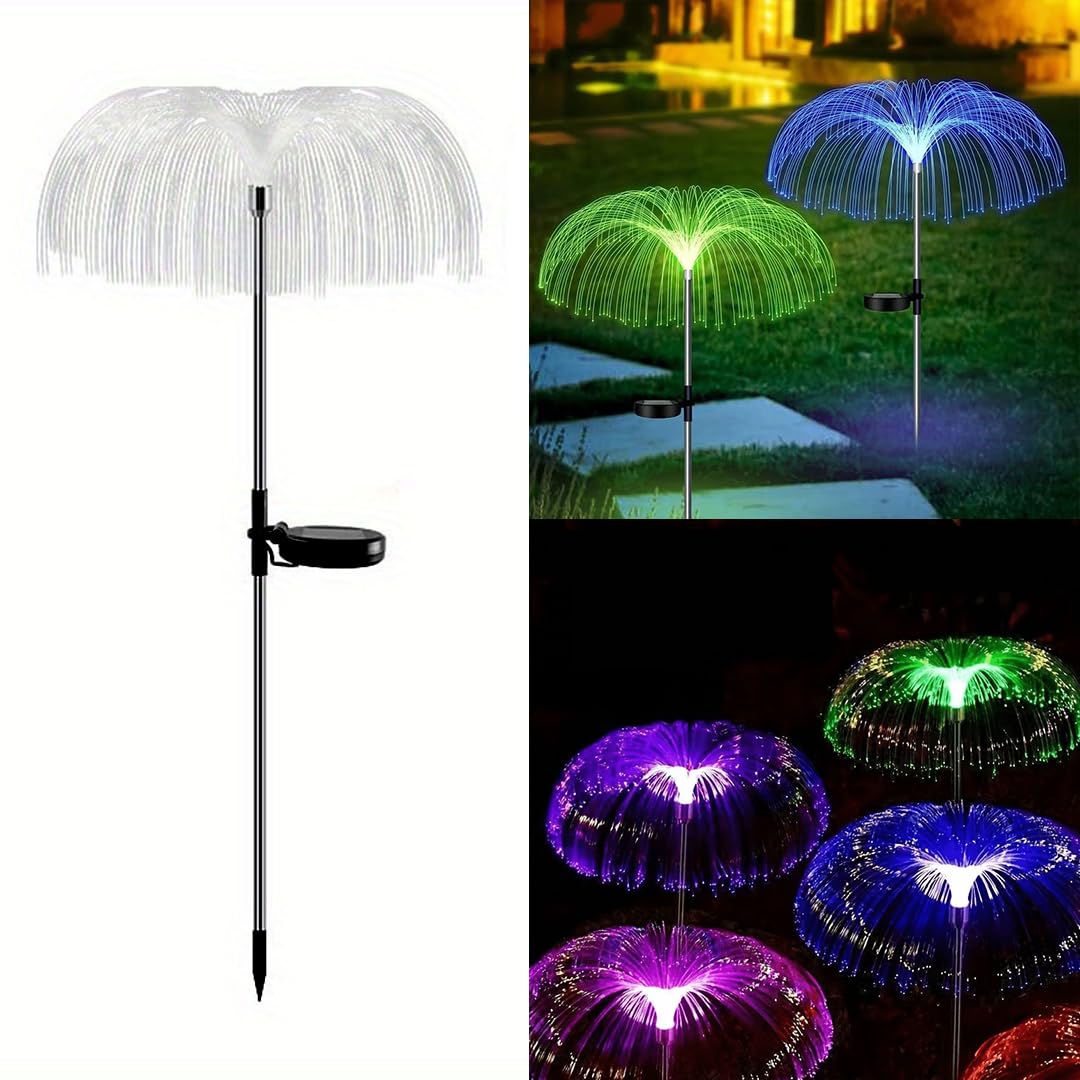 hardoll Solar Decorative Jellyfish Light 7 Color Changing Waterproof Outdoor Garden Pathway Lawn Driveway(Metal Stake,Pack of 1) (B0DHW2W7VS) Amazon Price History, Amazon Price Tracker