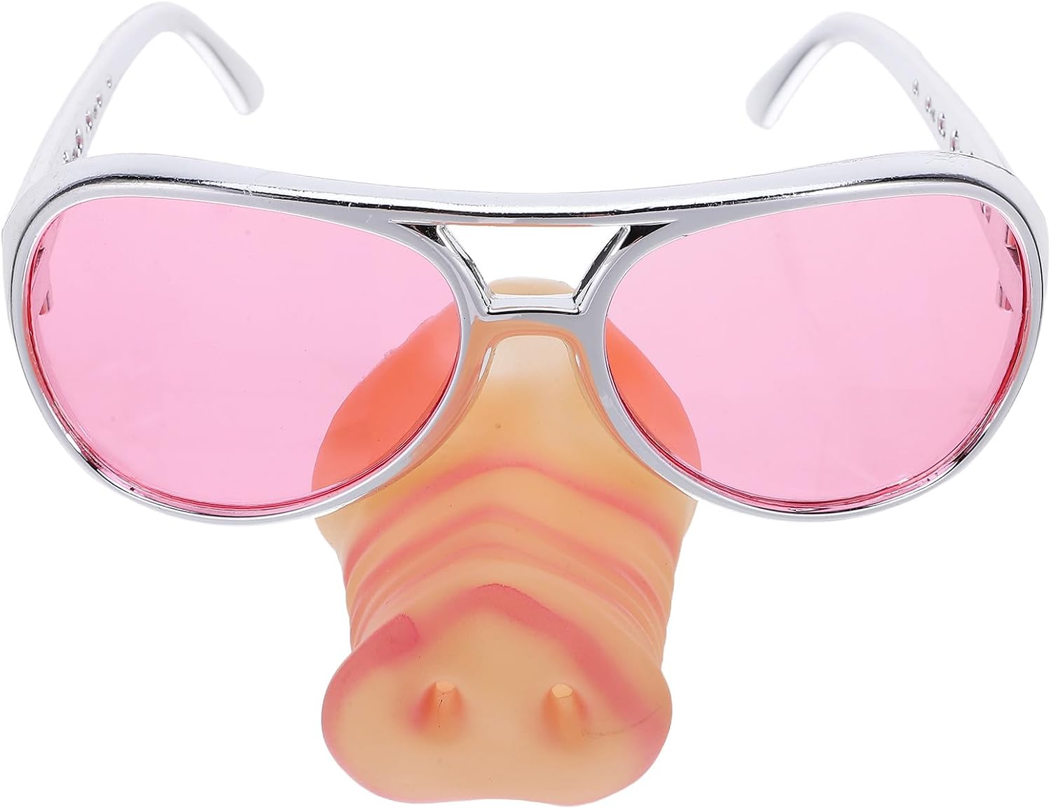 BESPORTBLE Funny Pig Nose Glasses For Holiday And Cosplay Party - Sunglasses Accessories To Bring Laughs At Halloween Masquerade Carnival And Festive Gatherings(Pink)