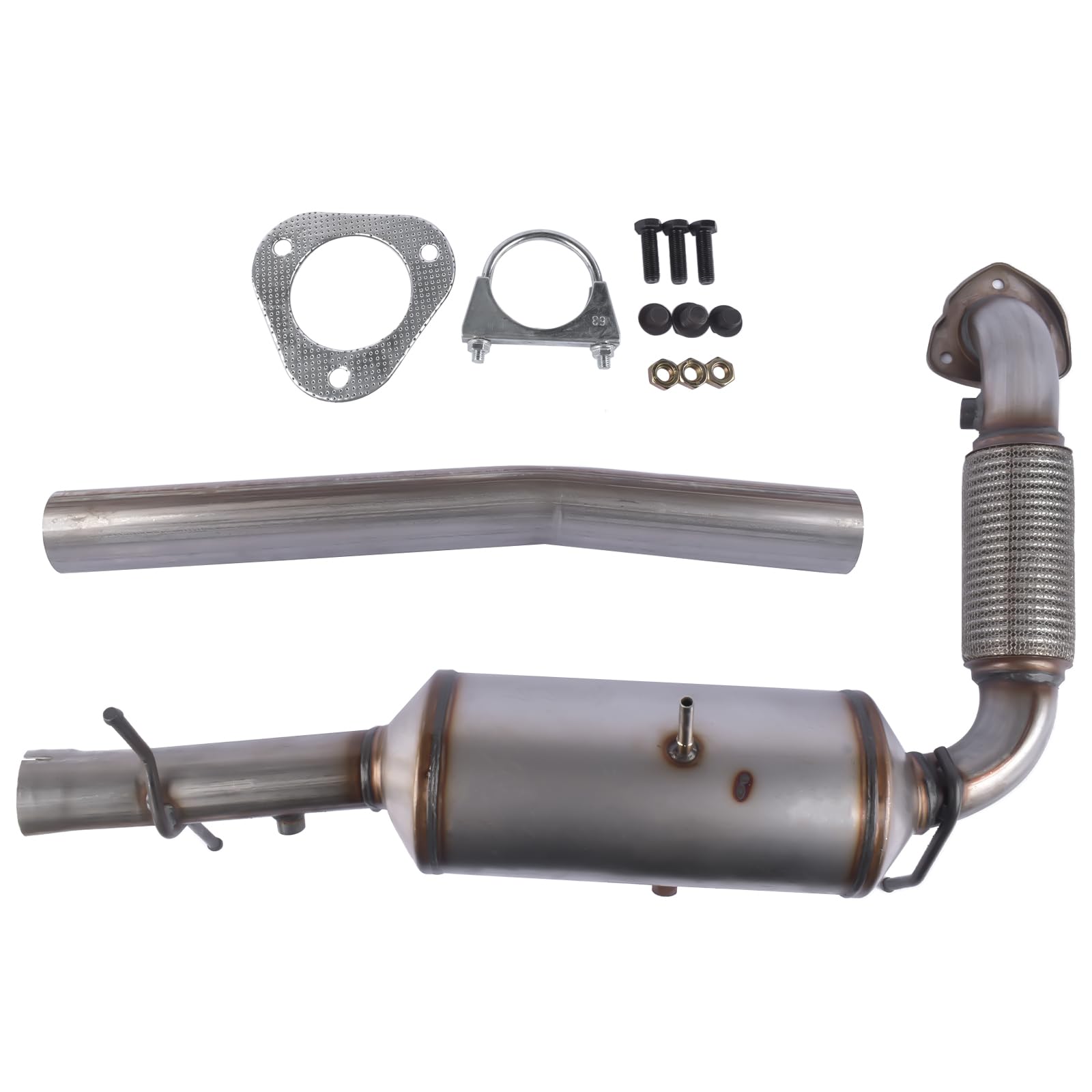 1713342 Filtro de partículas diésel DPF + catalizador compatible con Tr-an-sit 2.2 TDCi 2007- BK315H270CD BK315H270CC GELUOXI
