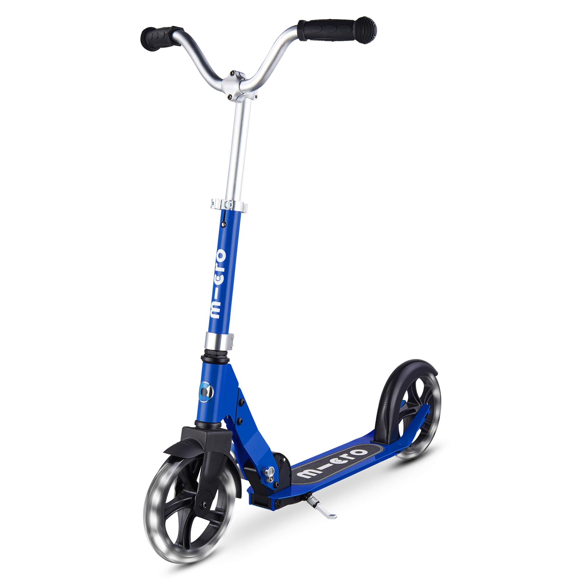 Micro Scooters | Cruiser LED Children's Scooter | Handlebar Adjustable | Lightweight | Light Up Wheels | Foldable | Kickstand | 5-12yrs | Boys & Girls