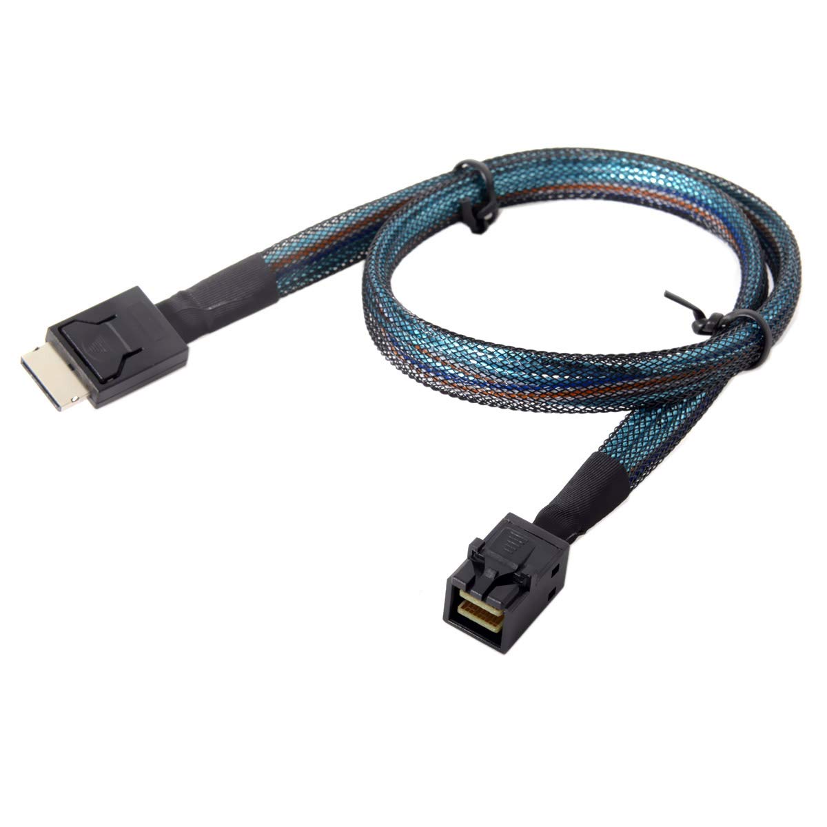 OCuLink PCIe PCI-Express SFF-8611 4i vers SFF-8643 Câble de données Active SSD 50 cm