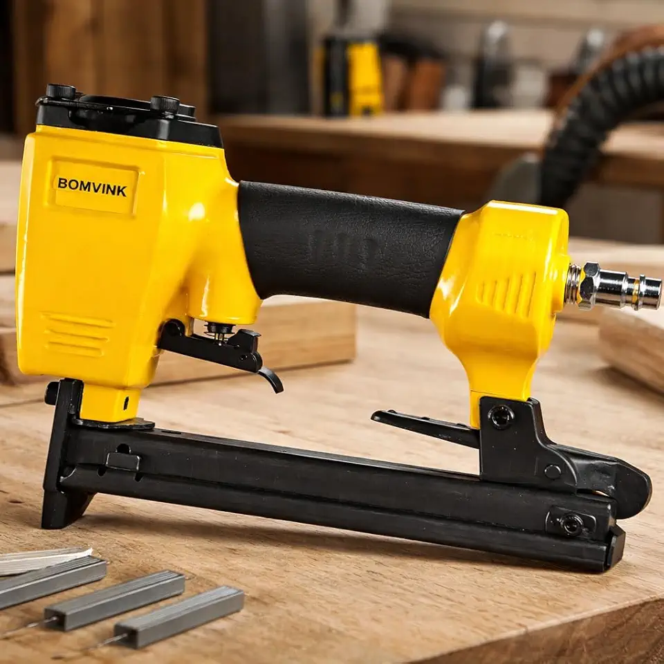 Grampeador Profissional Pneumatico Forte Premium Industrial