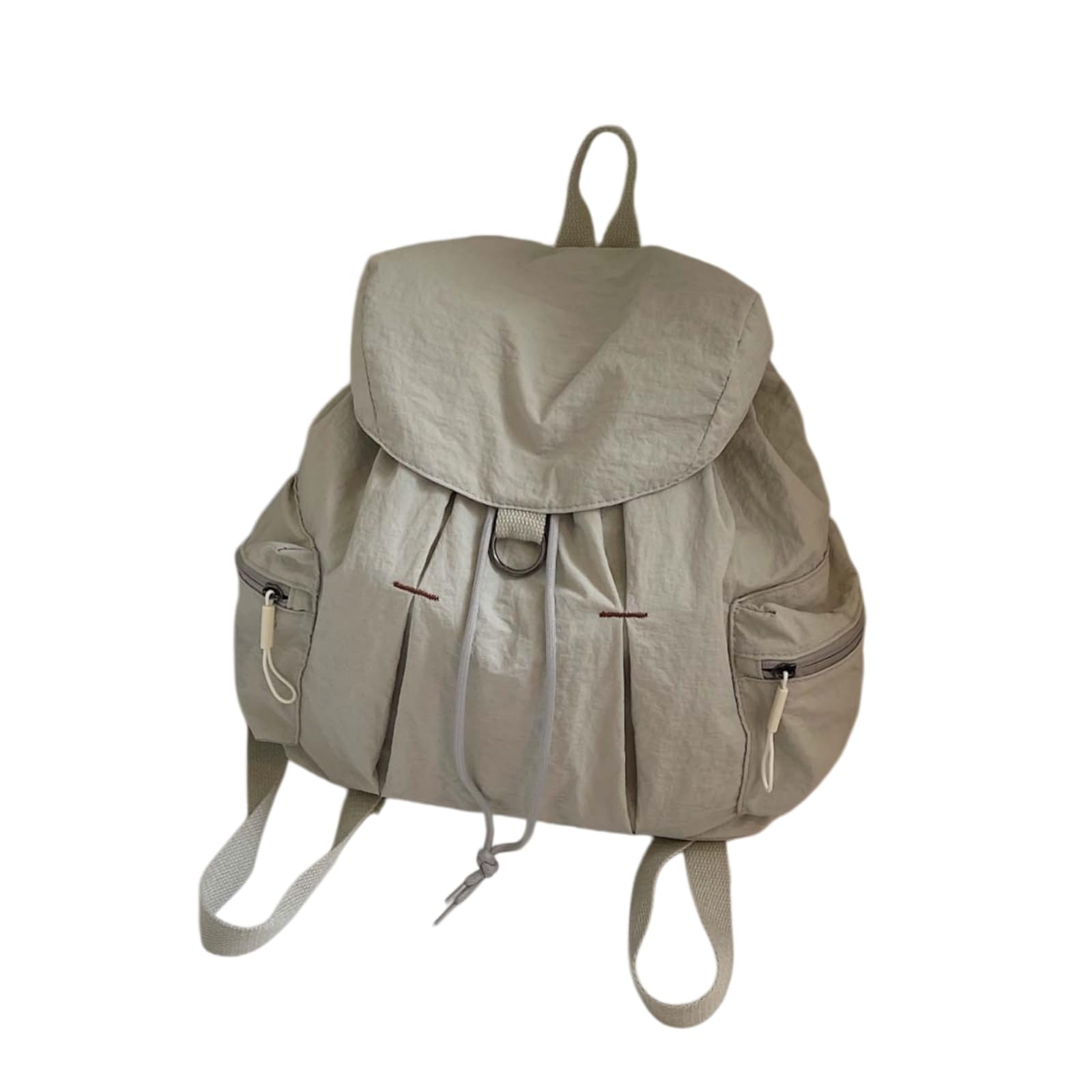 Zaino A Flap Cordone Leggero delle Donne Grande capacità per L'uso della Mamma dello Shopping All'aperto del Pendolare-Blue