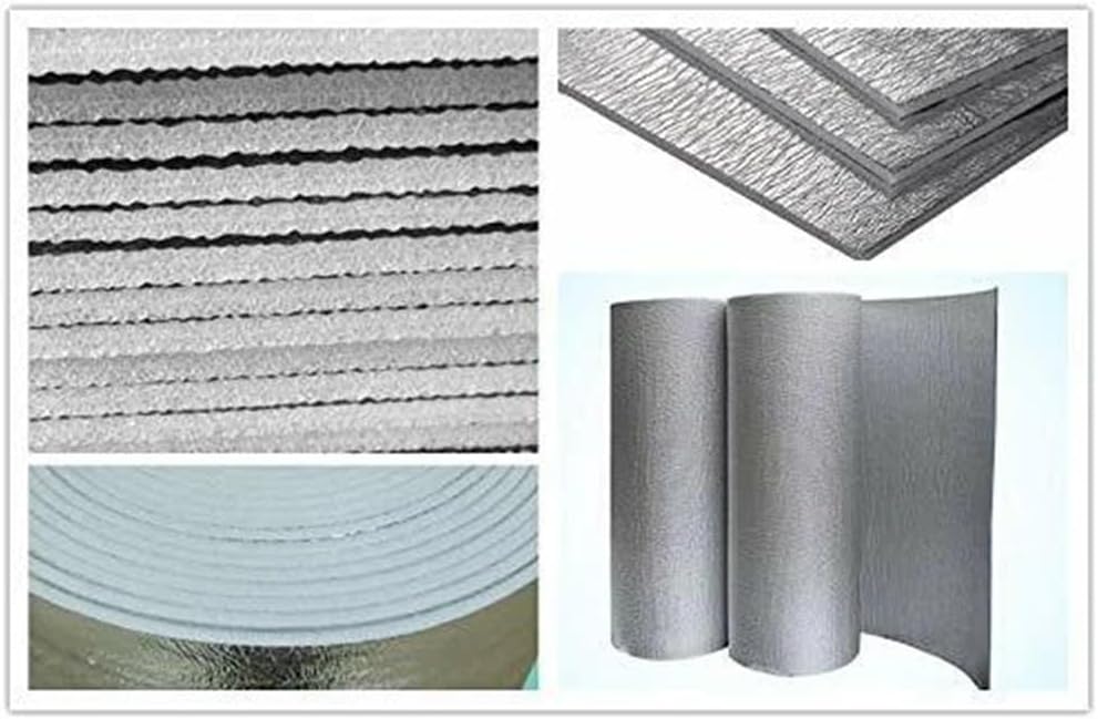 Continuous 20MM Reflective Foam Foil Insulation Radiant Barrier Roll 48" X25' R24