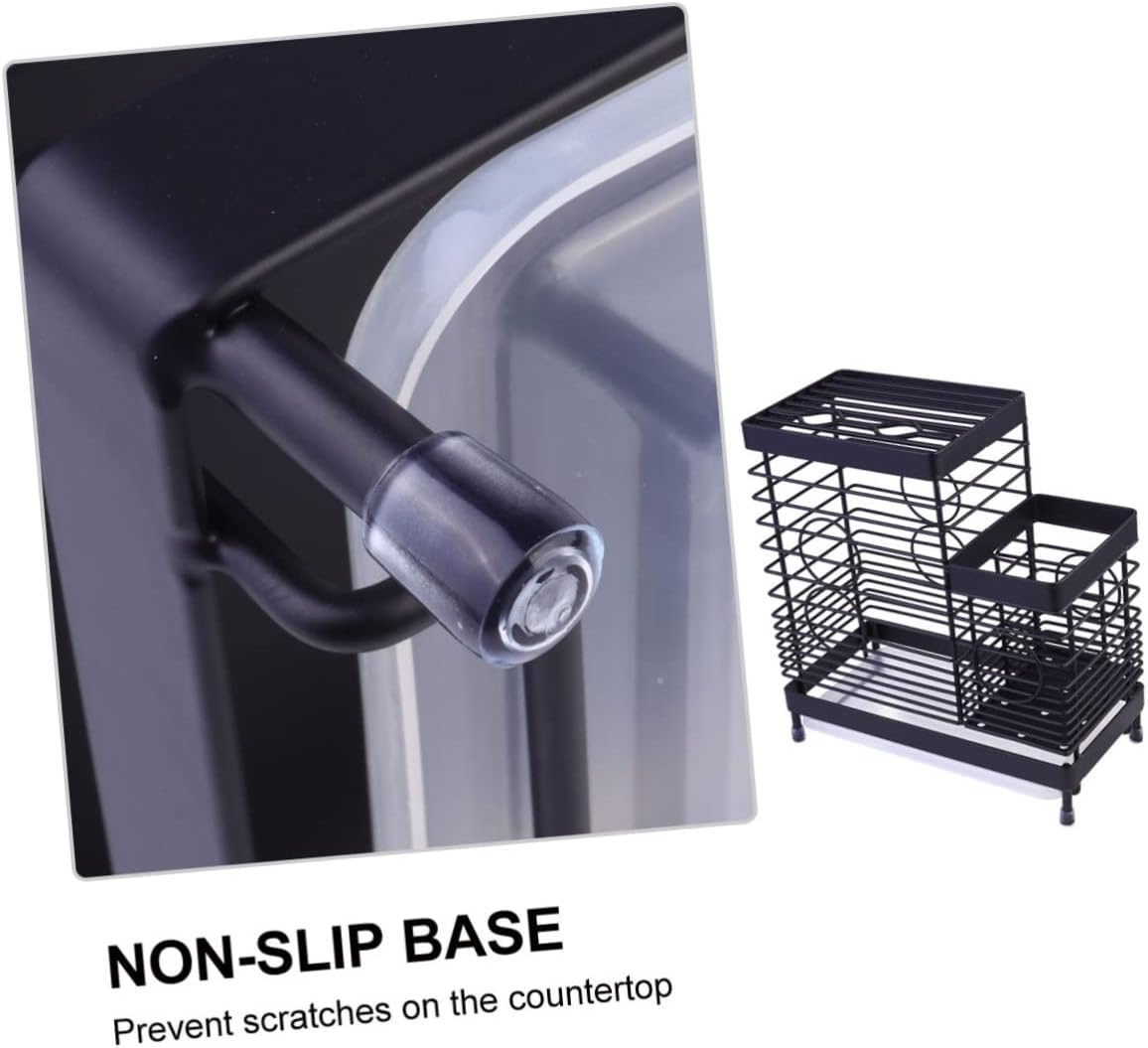 Kitchen Knife Storage Rack Chopstick Cage Multi-functional Cutting Board Holder