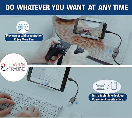 Miniatura 4 de Master Cables OTG Cable Adaptador USB Micro USB a USB 2.0 ON The GO Adaptador Compatible con Samsung, Huawei, Sony Xperia