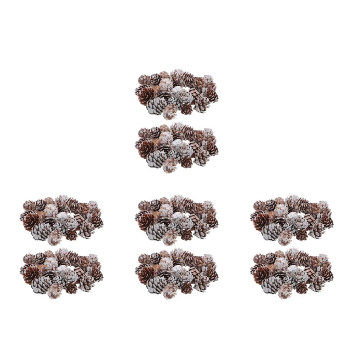 Toyvian 320 Pezzi Pigne Decorative Natalizie Piccole, Ornamenti Rustici per