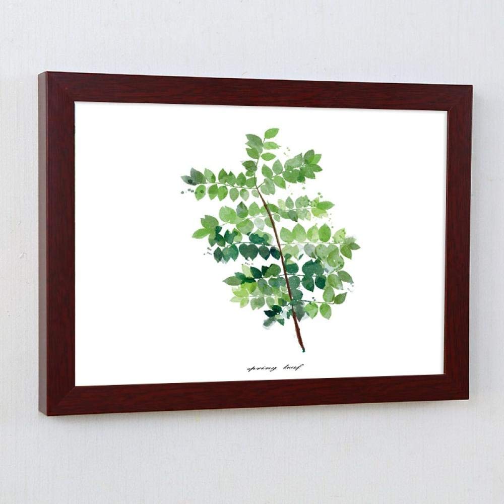 Fotorahmen Personalisiertes Geschenk Massivholz Tiefe Kaffeefarbe B Wand 29,7 × 42,0 cm