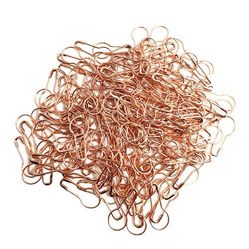 2 cm Metall Flaschenkürbis Pin/Leuchtmittel PIN/Sicherheit Pins/Kleidung Tag Pins Leuchtmittel PIN/Calabash Pin-Perlen-Nadel-Pins DIY Home Zubehör 1000 rose gold