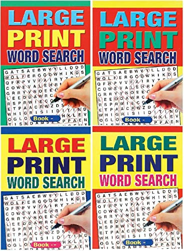 WF Graham Set of 4 Large Print A5 Size 74 Pages Word Search Puzzle Books - Image 2