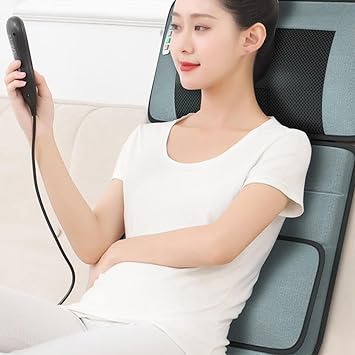 Massage Mattress,Lightweight Whole Body Electric Vibrating Mat | Multifunctional Electric Bed Massager Tool for Neck Back Hip Waist