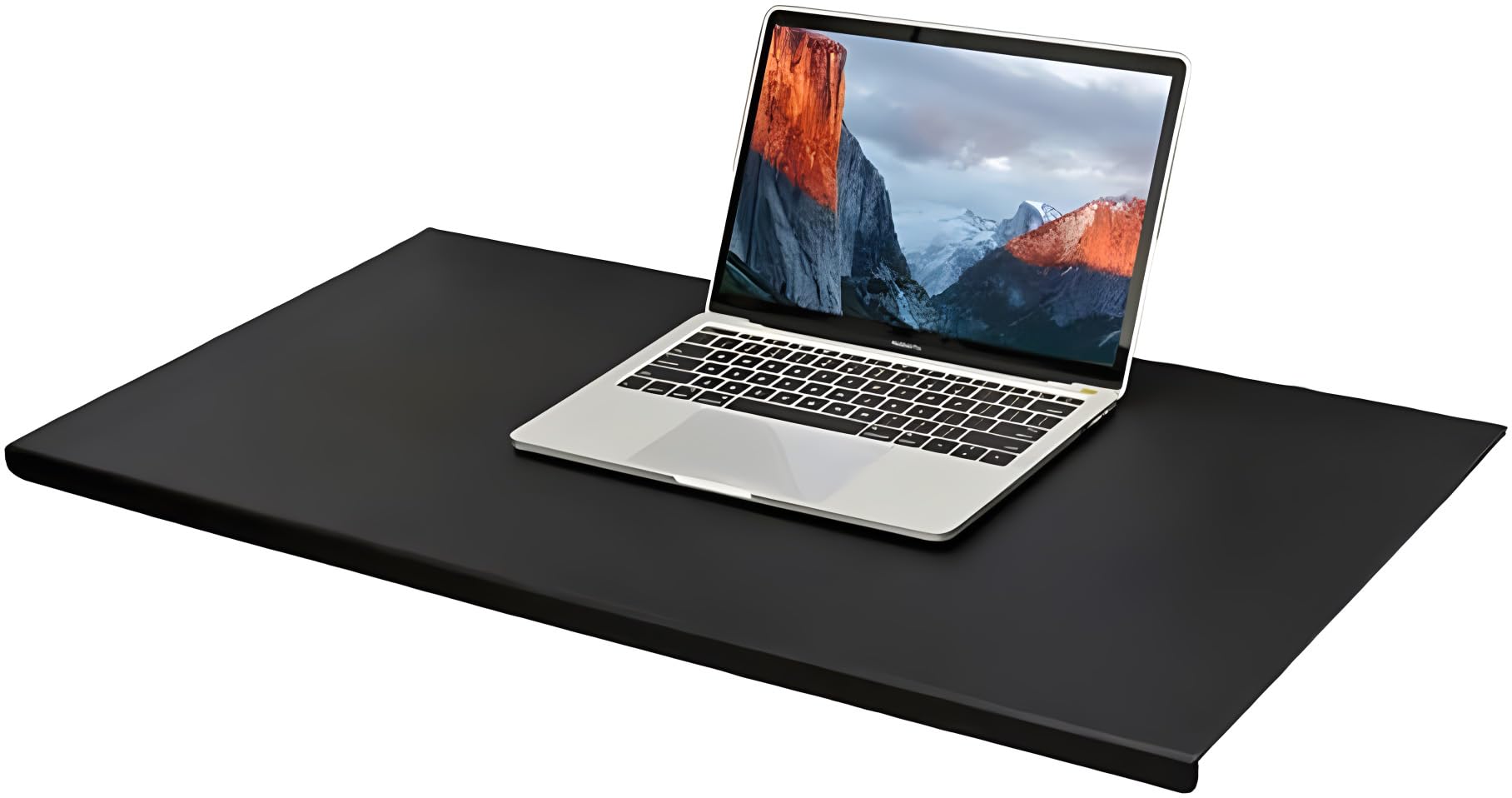 Luxury Leather Desk Pad, Large Mouse Pad with Edge Protector, Waterproof Smooth Writing Mat for Laptop Keyboard-80X40cm-Black — image 1