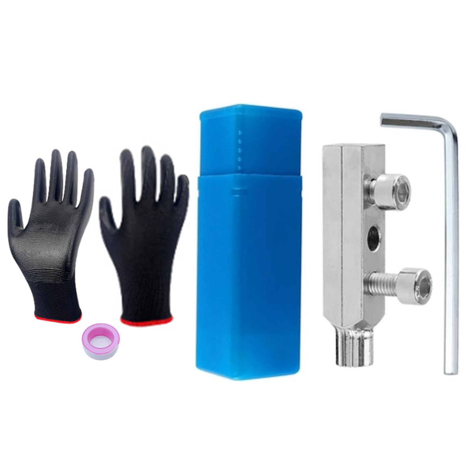 Metal Faucet Disassembly Collection Featuring Rusted Bolt Remover and Stuck Pipe Removal Equipment for Projects Rusted Screw Remover Tools Damaged Pipe Set