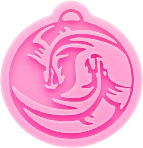 Miniatura 3 de Molde de silicona para llavero de círculo redondo brillante y brillante, molde de fundición de resina epoxi, moldes de silicona para manualidades,