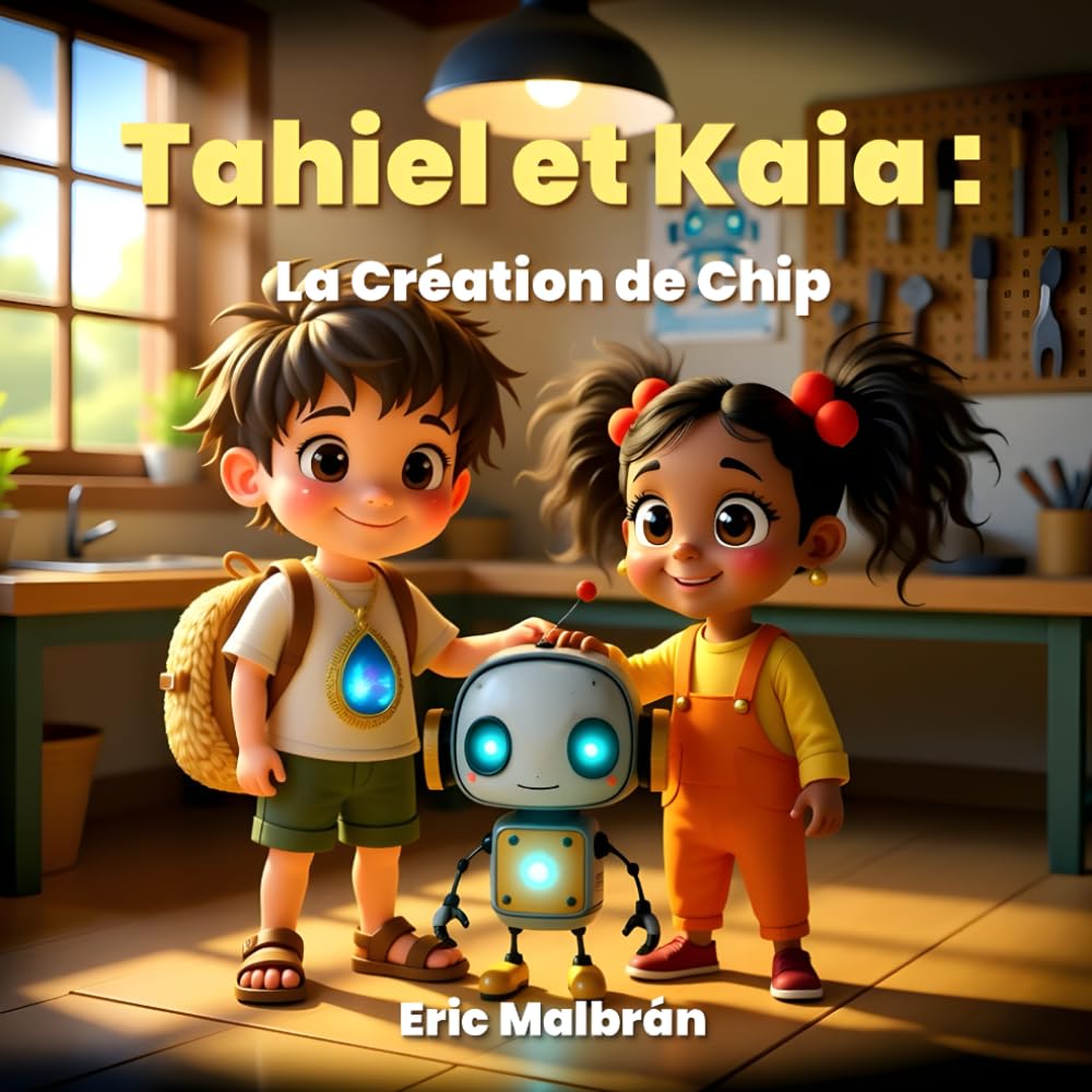 Tahiel et Kaia : La Création de Chip: Un conte pour explorer la créativité, la résolution de problèmes et le travail d’équipe. (IA pour Grandir)