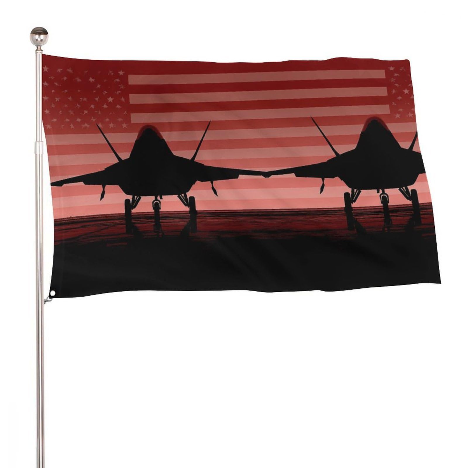 Bandera de F-22 Raptor personalizada para decoración exterior de fiestas y jardín