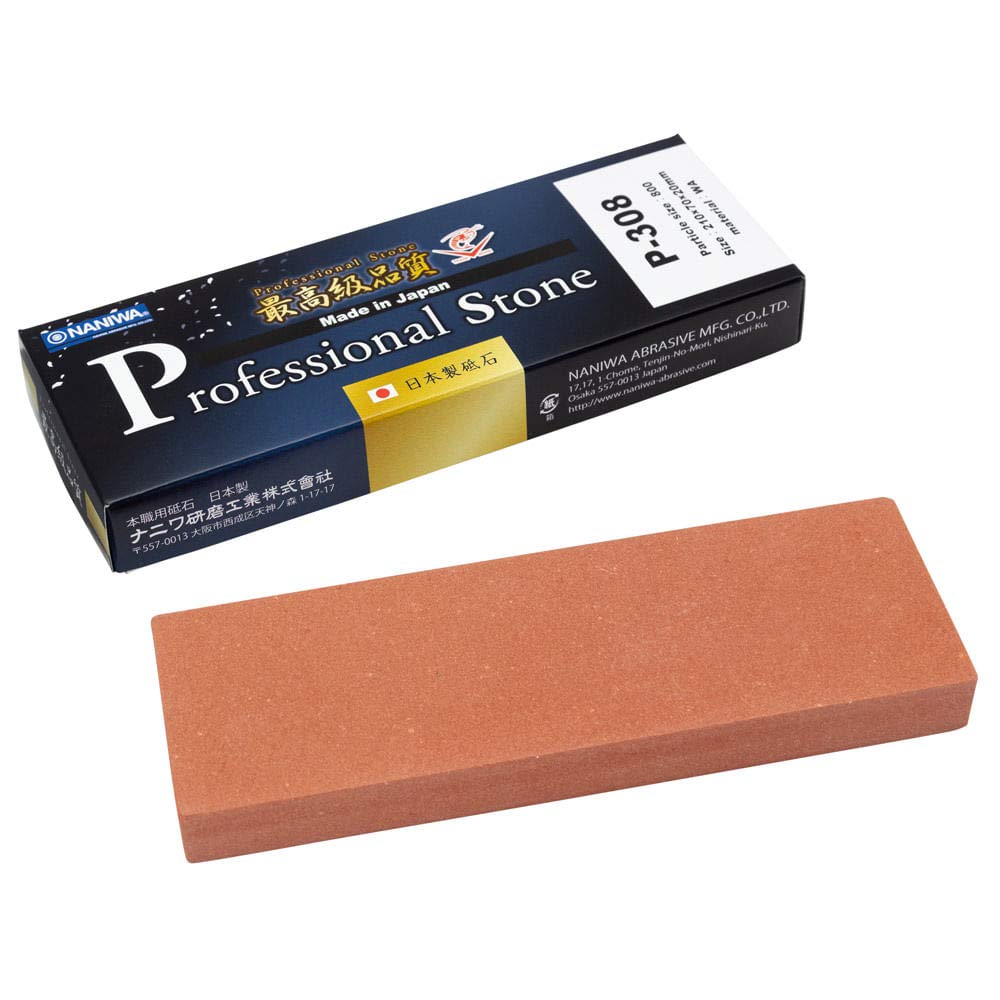Sanelli Ambrogio Naniwa Professional Stone, czerwona, drobna, ostrzałka do noży, 2 cm