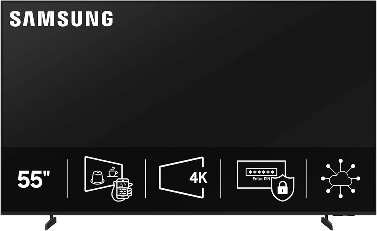 Samsung 55" Crystal UHD 4k Pro TV + VXT S-Series con software de administración de contenido basado en la nube, suscripción de 1 año