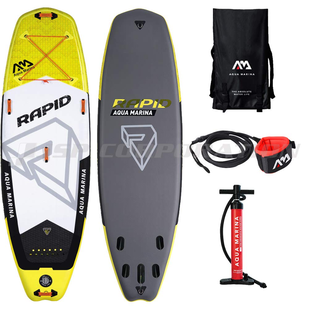 Aquamarina Rapid SUP Stand Up Paddle Board łącznie z smyczą, plecakiem i pompką