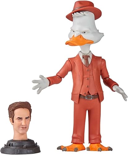 Miniatura 2 de Marvel Legends Series MCU Disney Plus Howard The Duck - Figura de acción coleccionable de 6 pulgadas, 2 accesorios y 1 pieza Build-A-Figure