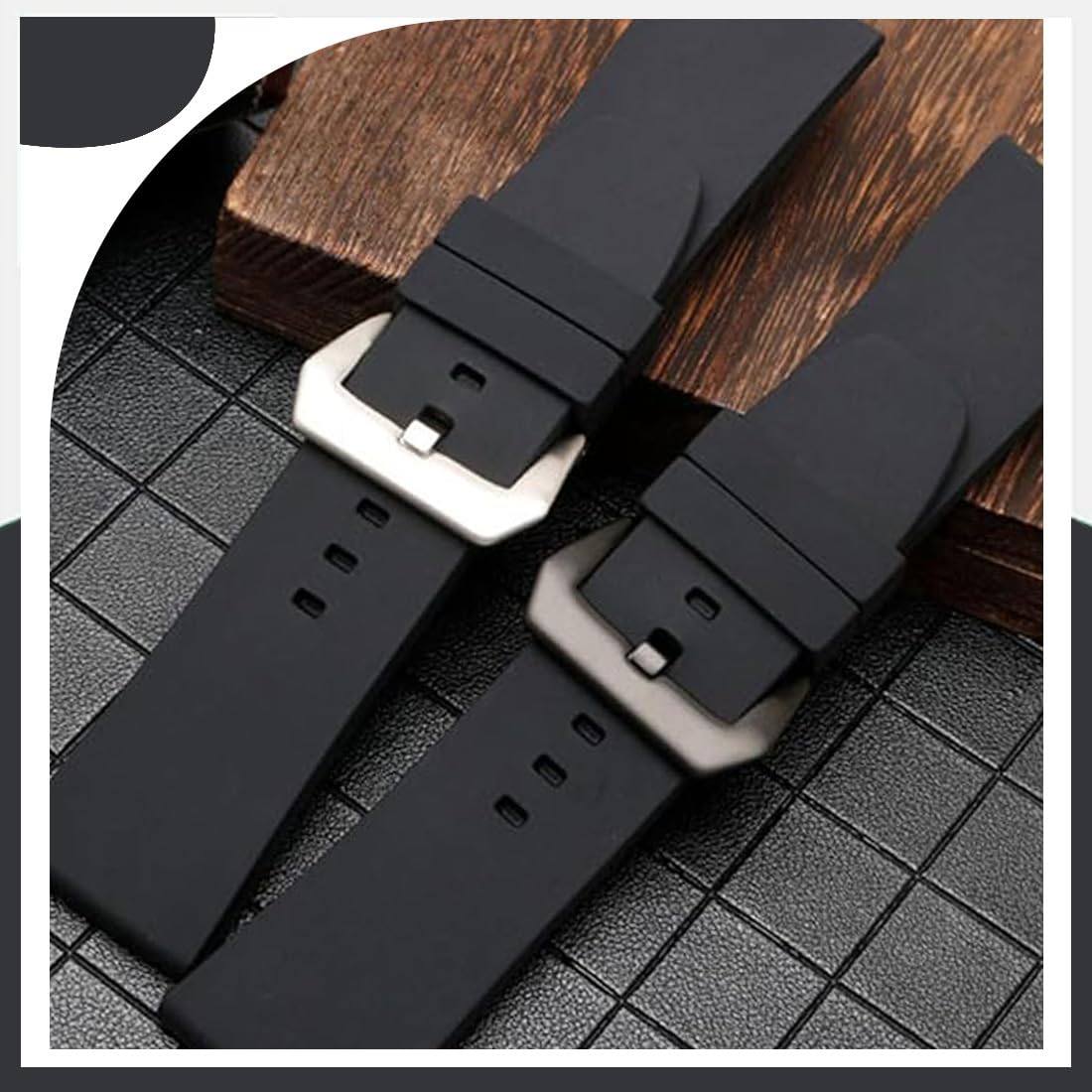 Hemobllo Passanti Per Cinturino Orologio – 8 Pezzi In Silicone, 12 Mm, Multicolore (Bianco, Giallo, Rosso, Viola, Verde, Blu, Nero, Arancione)