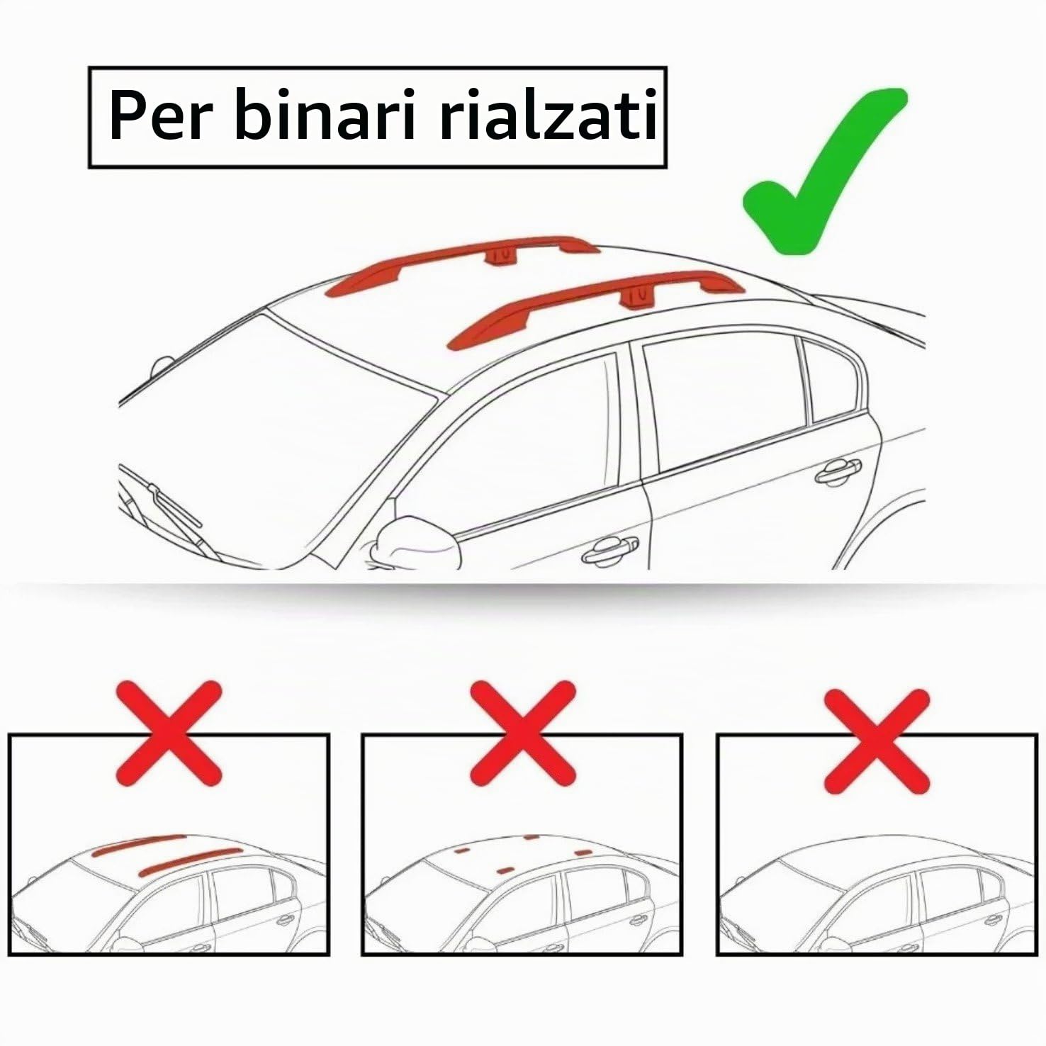 Barre Portatutto Trasversali per Citroen C5 Aircross SUV (2018-2024) Barre Tetto Portapacchi in Alluminio, Set da 2 - Nero