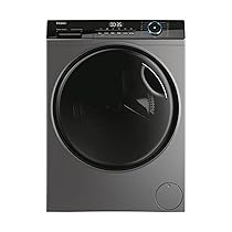 Haier I-Pro Serie 3, Lavasciuga 8+5 KG, Libera Installazione, Classe A, 1400 giri, Vapore, Sensori di Peso, Partenza Programmabile, AxLxP 85x60x62 cm, Antracite- HWD80-B14939S8-S