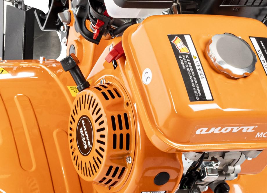 Anova MOTOAZADA 7HP - Cuchillas Grandes (APORCADOR + Ruedas) - Marchas 3+1