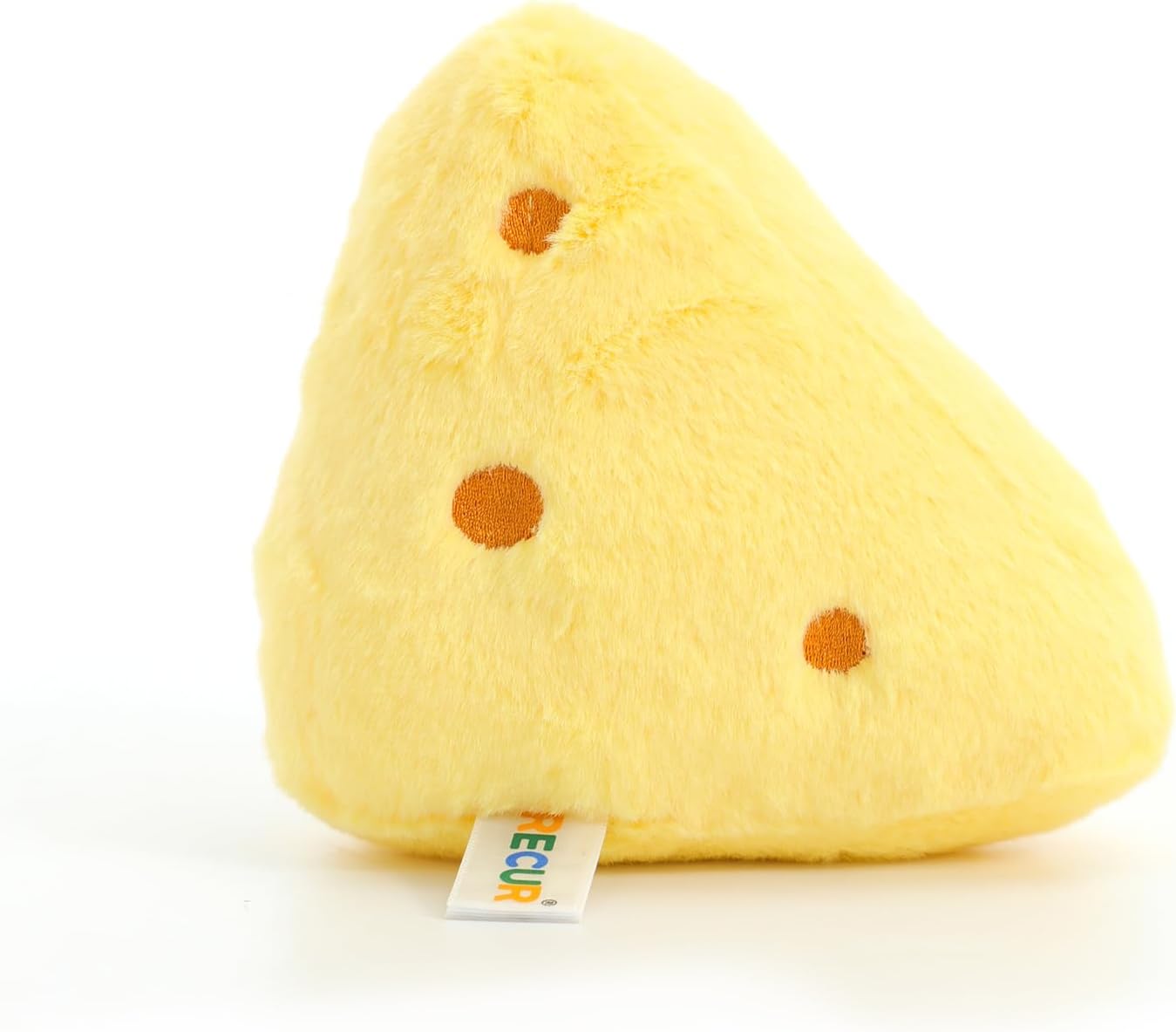 RECUR Plush Cheese Stuffed Animal Toys,Soft Food Plush,Cute Funny Plushie,Adorable Gift for All Ages