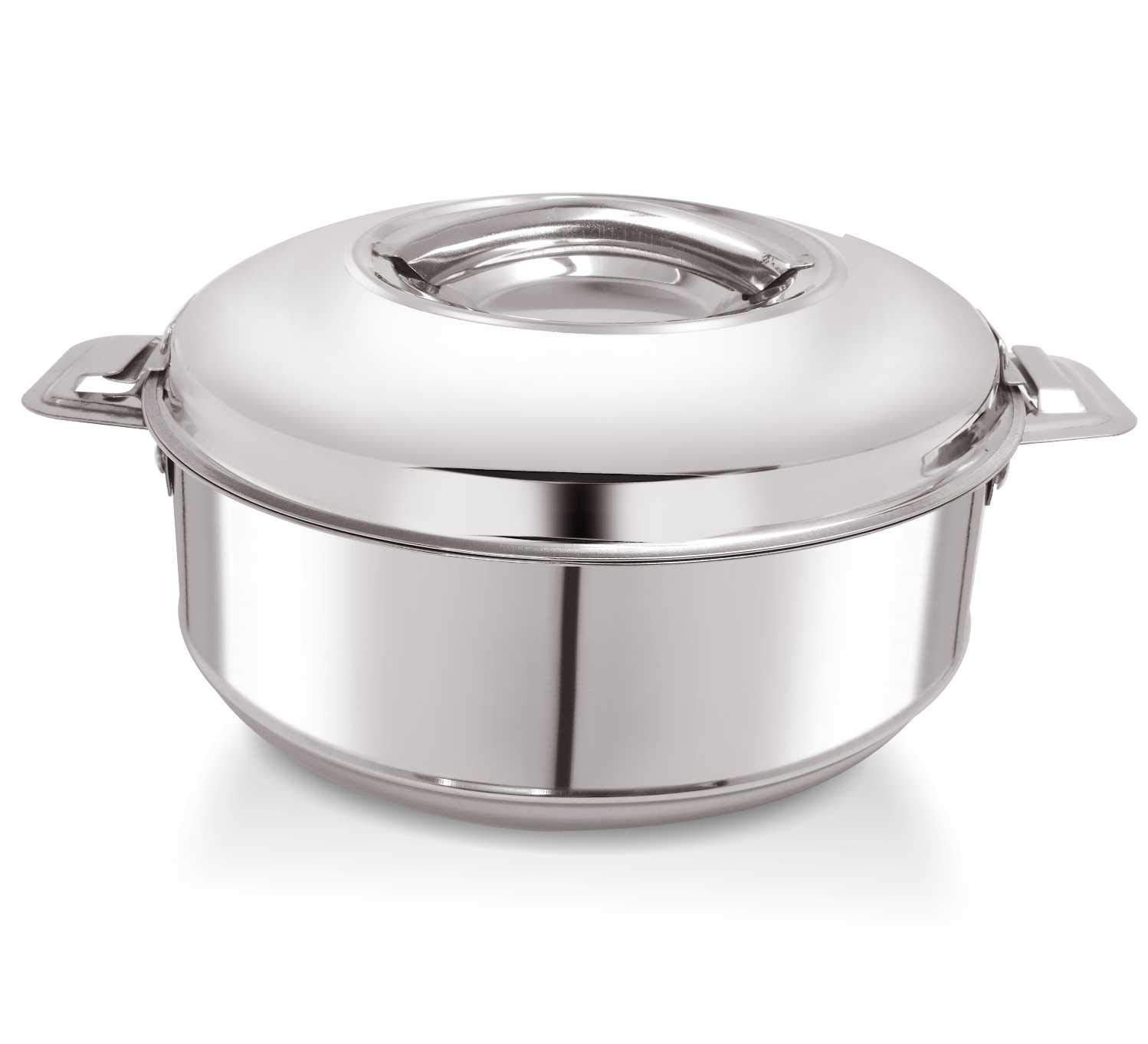 WARMEO Steam Stainless Steel Casserole (Silver, 7.5 L) ,Solid