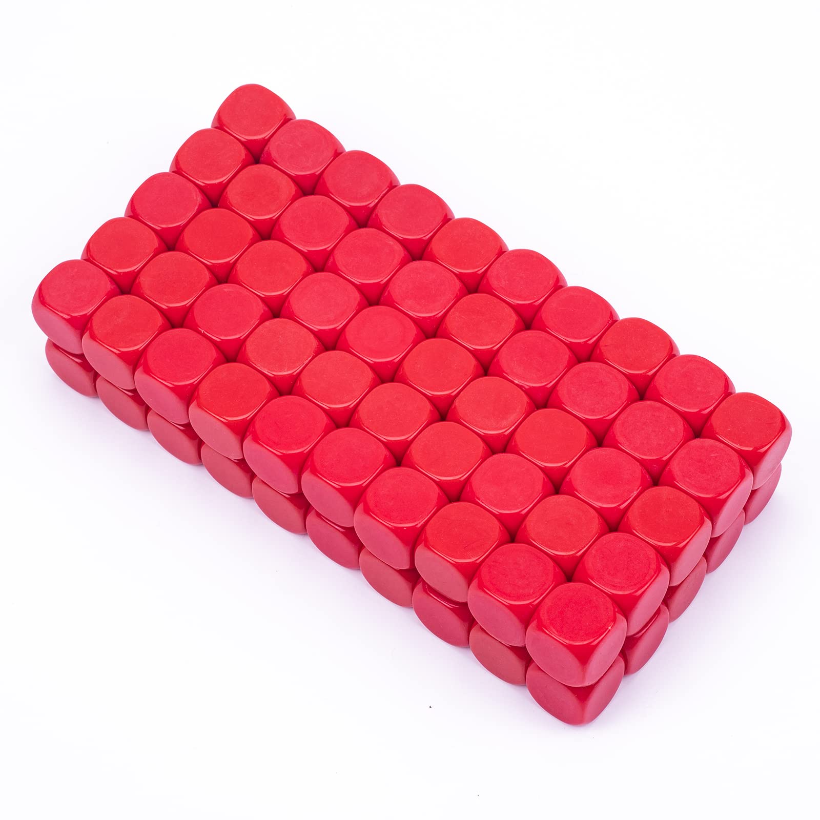 LianShi 22MM Rounded Blank Six Sided Dice Teaching Created Sesources Game Teaching Plastic Cubes Four Colors Choosable