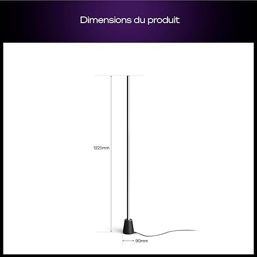 Philips Hue Play, Lampada da terra smart LED, 122 cm - 9