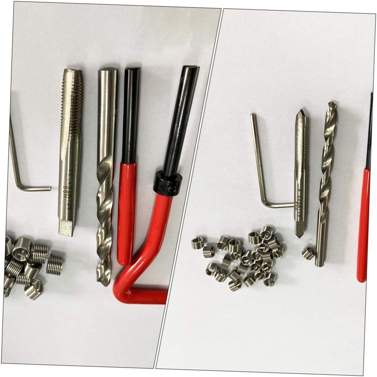Mikinona 30pcs Quality Thread Repair Insert Kit Wire Insert Tool for Car Engine and Automotive Accessories