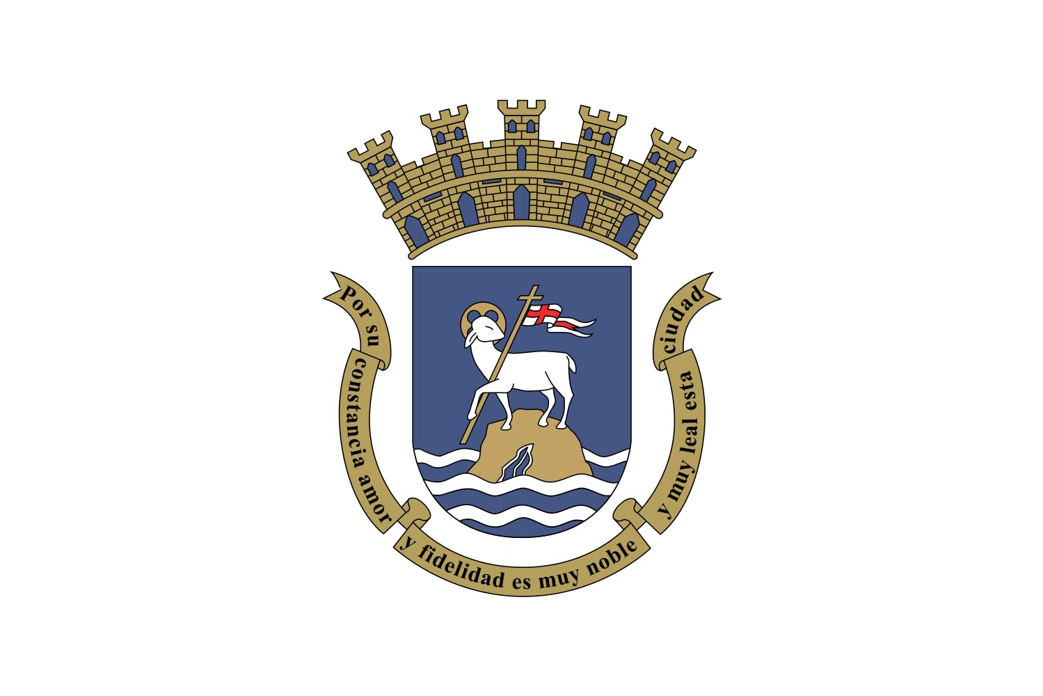 Drapeau San Juan Porto Rico pour decoration de salon et grands evenements culturels