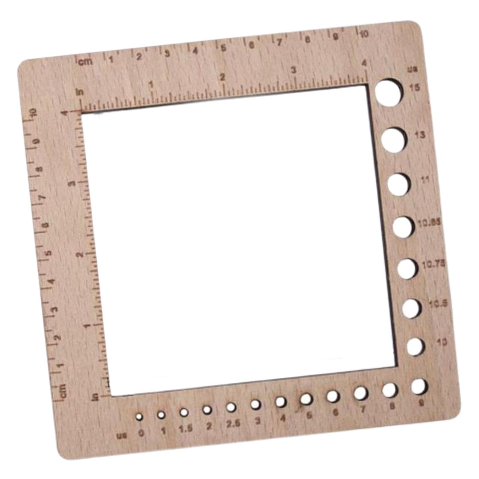 POXZSFX Sewing Measuring Ruler For Clothing Making Optimal Tool For Creating Stunning Clothing Pieces Architects Wood Knitting Gauge Rulers Knitting Thread