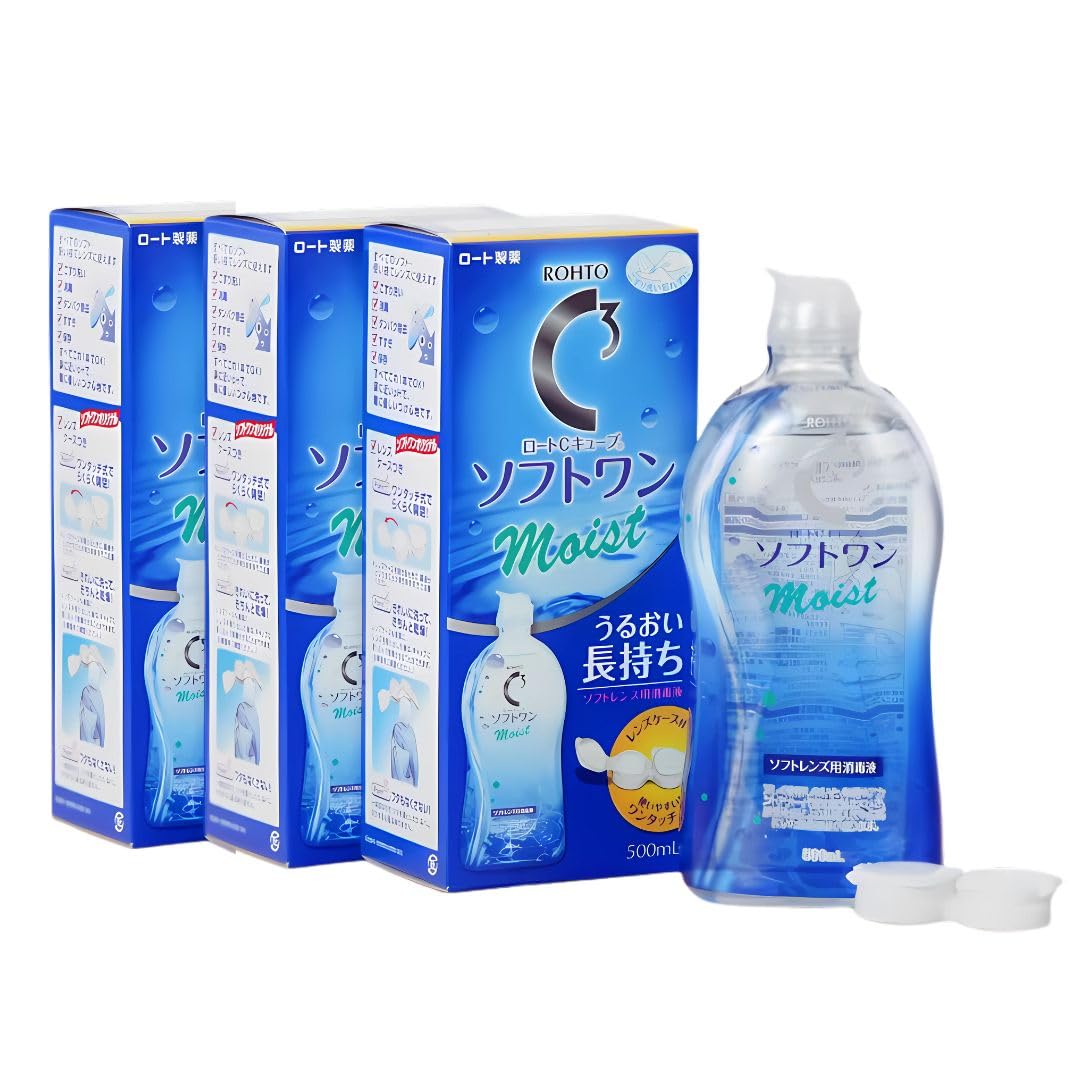 ロート製薬 ロートCキューブ ソフトワンモイストa 500ml 3個の商品画像
