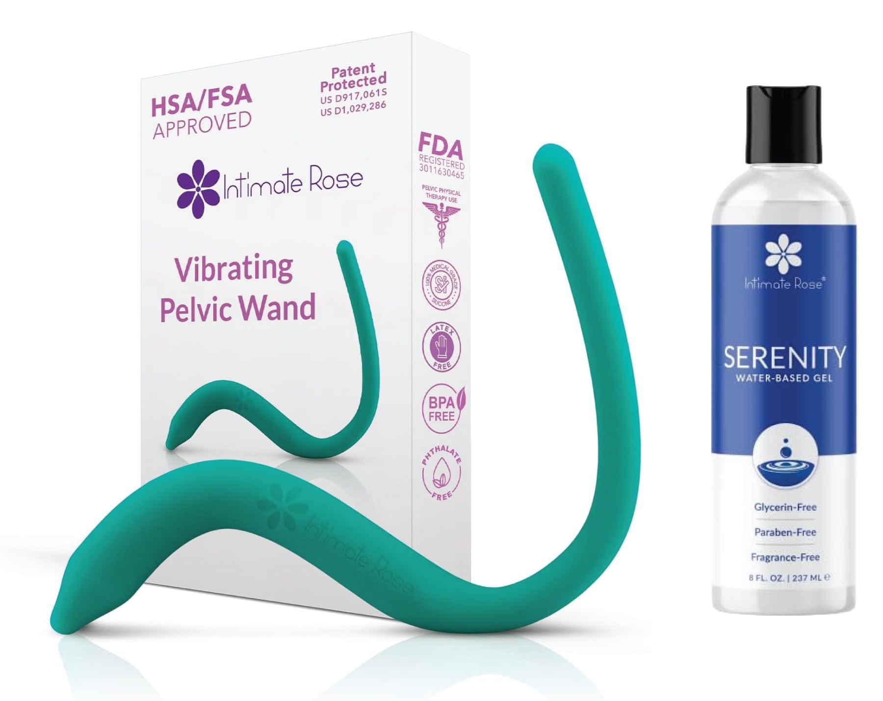 Amazon.com: Intimate Comfort Bundle: Premium Water-Based Lubricant and  IntimateRose Pelvic Wand with Vibration - Essential Therapy and Comfort for  Men and Women : Health & Household