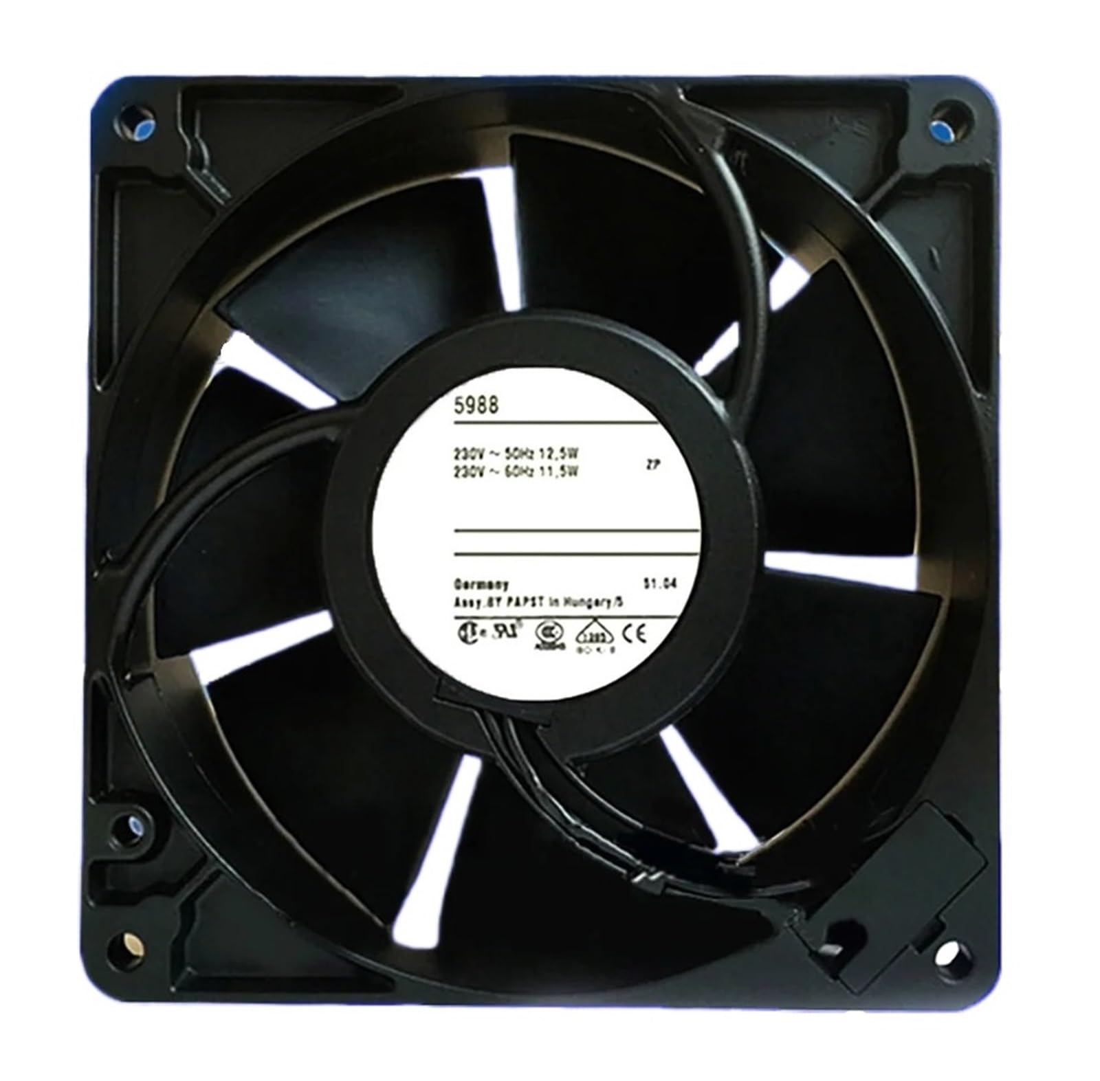 LZIKKGKI 5988 AC230V 12.5W+11.5W Cooling Fan 12738 127 * 127 * 38MM