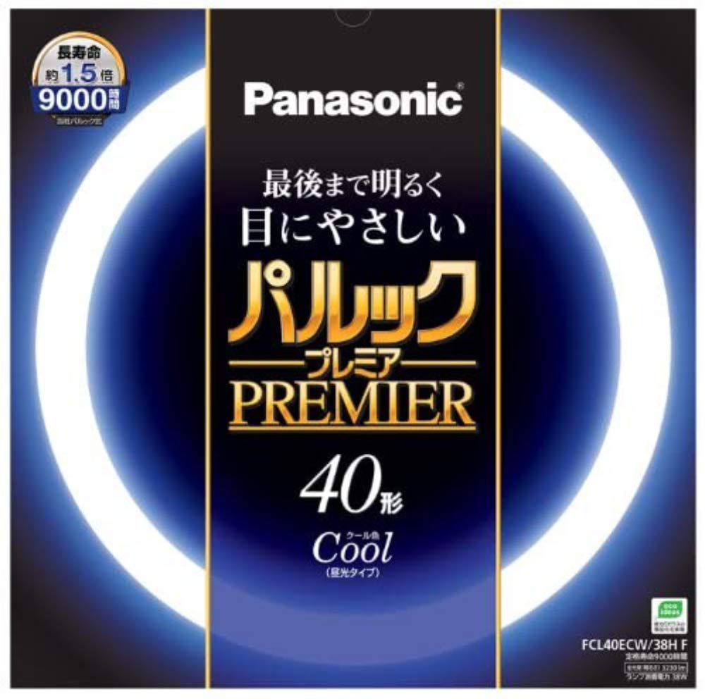 Amazon | パナソニック 丸形蛍光灯(FCL) パルックプレミア 40W形 G10q  