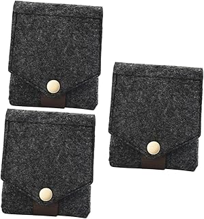 Cabilock Bolsa de cosméticos de fieltro Bolsa...