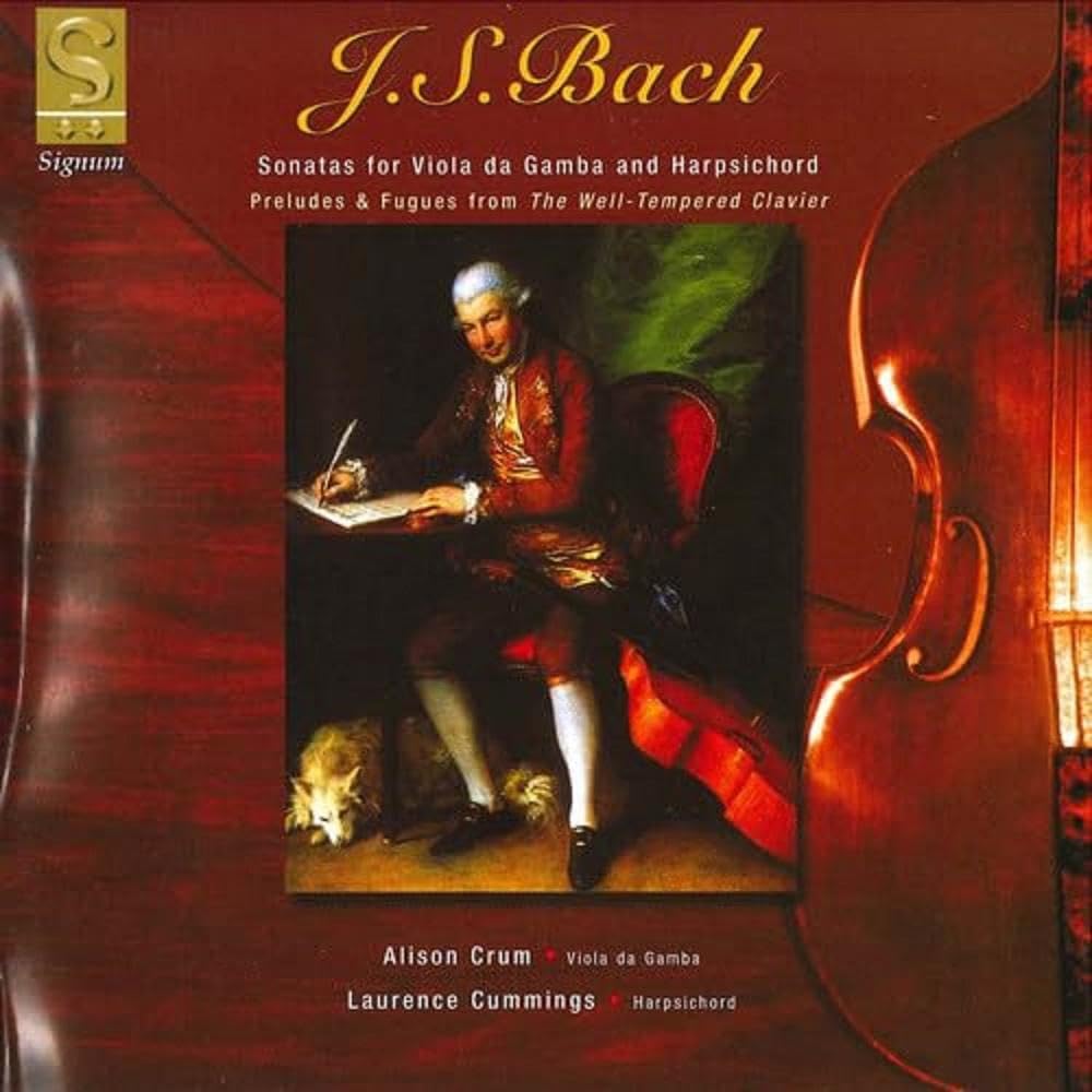 alison crum / laurence cummings js bach: Sonatas Viola Da Gamba & Harpsichord CD